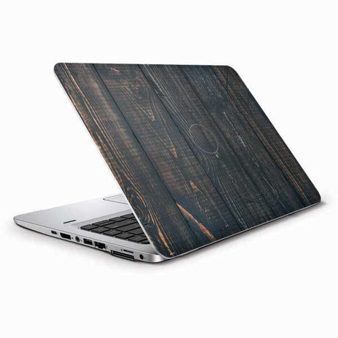 Black Painted Wood HP Elitebook Skin