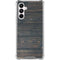 Black Painted Wood Galaxy A16 5G Clear Case