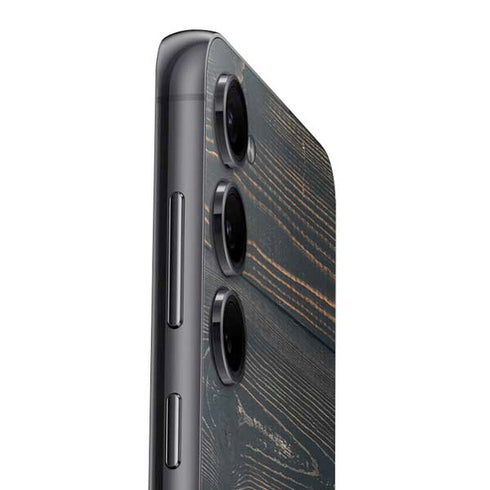 Black Painted Wood Galaxy A16 5G Skin