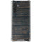 Black Painted Wood Galaxy A17 Clear Case