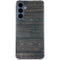 Black Painted Wood Galaxy A35 5G Clear Case