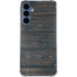 Black Painted Wood Galaxy A35 5G Clear Case