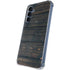Black Painted Wood Galaxy A35 5G Clear Case