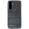 Black Painted Wood Galaxy A36 5G Clear Case