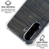 Black Painted Wood Galaxy A36 5G Clear Case