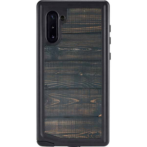 Black Painted Wood Galaxy Cases