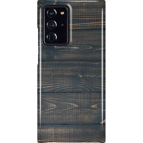 Black Painted Wood Galaxy Cases
