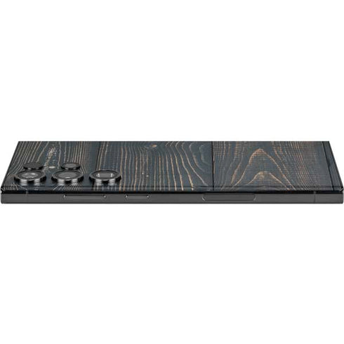 Black Painted Wood Galaxy Skins