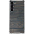 Black Painted Wood Galaxy S24 FE Clear Case