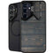 Black Painted Wood Galaxy S24 FE Kickstand Case