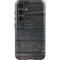 Black Painted Wood Galaxy S25 Impact Case