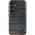 Black Painted Wood Galaxy S25 Impact Case