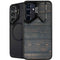 Black Painted Wood Galaxy S24 Kickstand Case