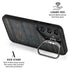 Black Painted Wood Galaxy S24 Kickstand Case
