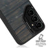 Black Painted Wood Galaxy S25 Kickstand Case