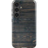 Black Painted Wood Galaxy S25 Plus Impact Case