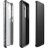 Black Painted Wood Galaxy S25 Plus Impact Case
