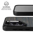 Black Painted Wood Galaxy S24 Plus Kickstand Case
