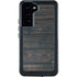 Black Painted Wood Galaxy S24 Plus Waterproof Case