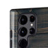 Black Painted Wood Galaxy S25 Ultra Impact Case