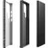 Black Painted Wood Galaxy S25 Ultra Impact Case