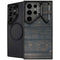 Black Painted Wood Galaxy S24 Ultra Kickstand Case