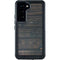 Black Painted Wood Galaxy S24 Waterproof Case