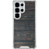 Black Painted Wood Galaxy S25 Ultra Clear Case