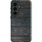 Black Painted Wood Galaxy S26 Impact Case