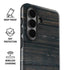 Black Painted Wood Galaxy S26 Plus Impact Case