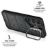 Black Painted Wood Galaxy S26 Plus Kickstand Case