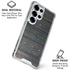 Black Painted Wood Galaxy S26 Ultra Clear Case