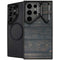 Black Painted Wood Galaxy S26 Ultra Kickstand Case