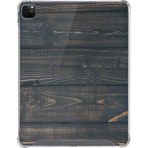 Black Painted Wood iPad Cases