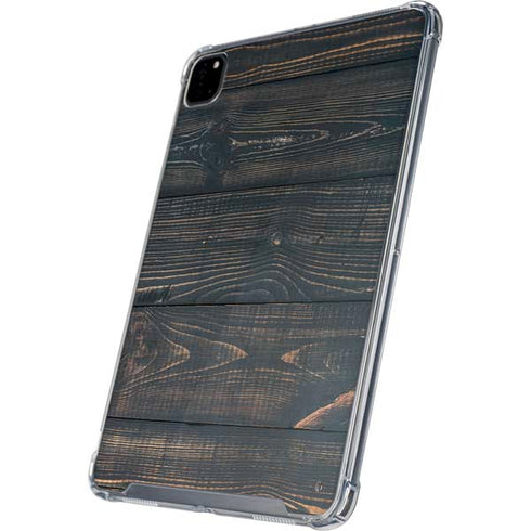 Black Painted Wood iPad Cases