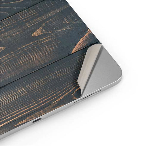Black Painted Wood iPad Pro 13in M4 (2024) Skin