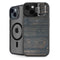 Black Painted Wood iPhone 13 Kickstand Case