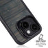 Black Painted Wood iPhone 13 Kickstand Case