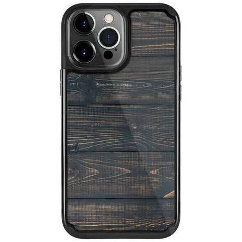 Black Painted Wood iPhone Cases