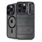 Black Painted Wood iPhone 13 Pro Max Kickstand Case