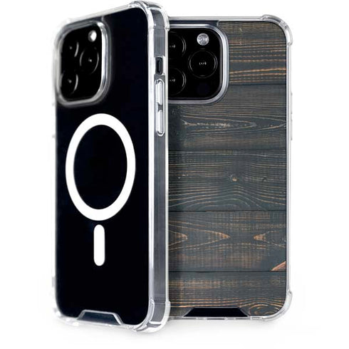 Black Painted Wood iPhone Cases