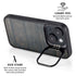 Black Painted Wood iPhone 14 Kickstand Case