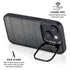 Black Painted Wood iPhone 14 Plus Kickstand Case