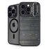 Black Painted Wood iPhone 14 Pro Kickstand Case