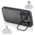 Black Painted Wood iPhone 14 Pro Max Kickstand Case