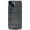 Black Painted Wood iPhone 15 Clear Case