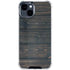 Black Painted Wood iPhone 15 Clear Case
