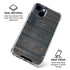 Black Painted Wood iPhone 15 Clear Case