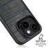 Black Painted Wood iPhone 15 Kickstand Case