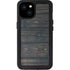 Black Painted Wood iPhone 15 Plus Waterproof Case